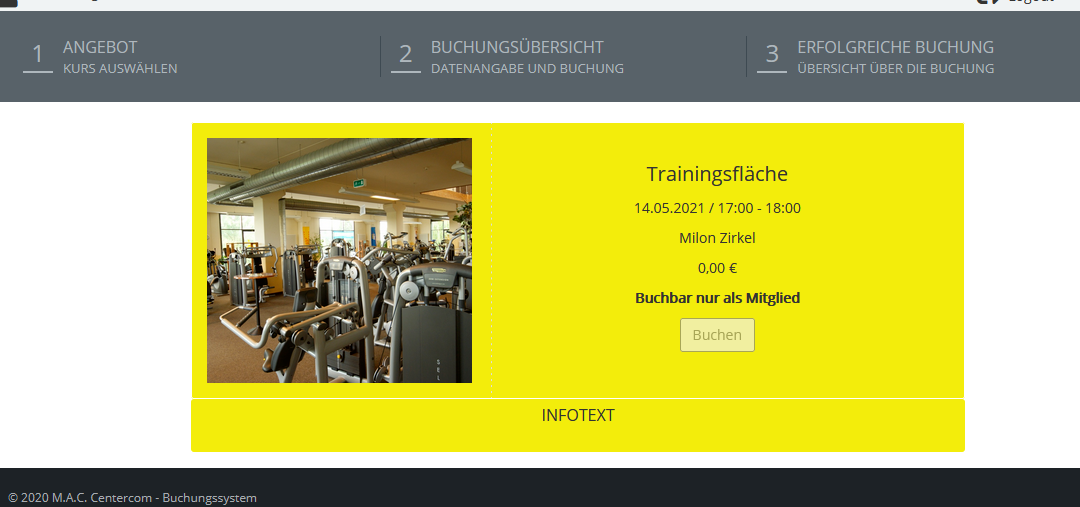 Online buchen im Bewegungsforum: Ihr Fitnessstudio in Nieder-Olm